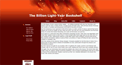 Desktop Screenshot of billionlightyearbookshelf.com